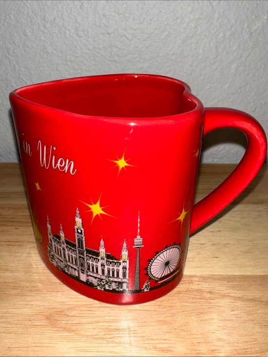 MOHABA Other - MOHABA Heart Shaped Collectible Mug from Vienna Christmas Market